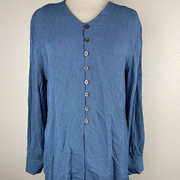 Liz Claiborne Tops - Liz Claiborne Studio Two-Piece Matching Button Down Top & Maxi Skirt Size 8 EUC